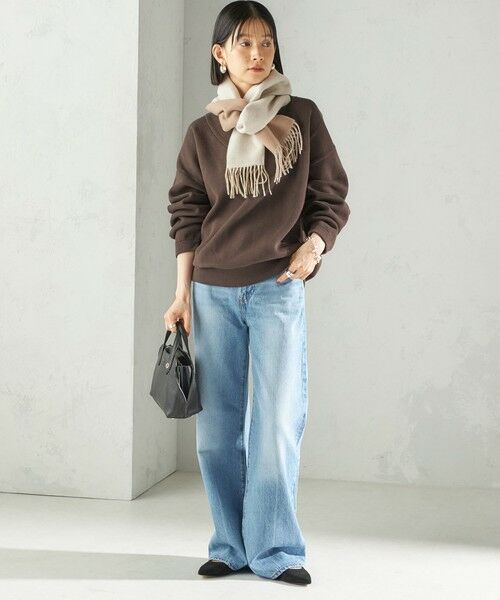 SHIPS / シップス マフラー・ショール・スヌード・ストール | カシミヤ リバーシブル マフラー | 詳細10