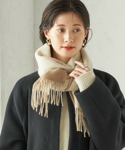 SHIPS / シップス マフラー・ショール・スヌード・ストール | カシミヤ リバーシブル マフラー | 詳細3