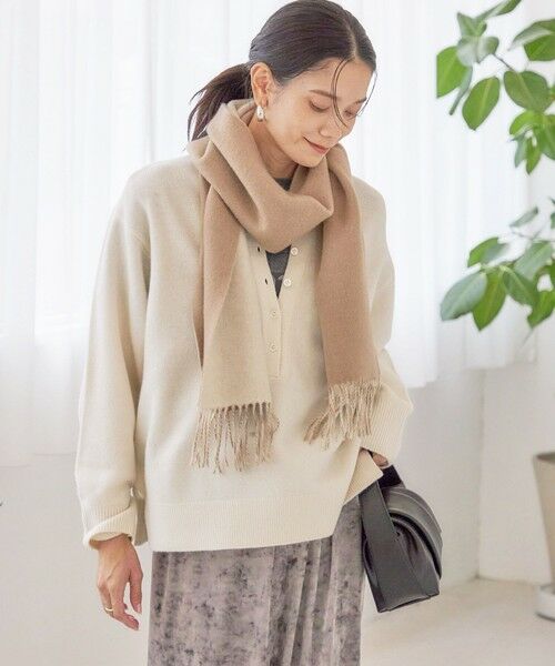 SHIPS / シップス マフラー・ショール・スヌード・ストール | カシミヤ リバーシブル マフラー | 詳細6