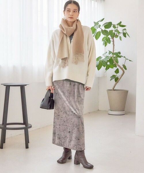 SHIPS / シップス マフラー・ショール・スヌード・ストール | カシミヤ リバーシブル マフラー | 詳細7