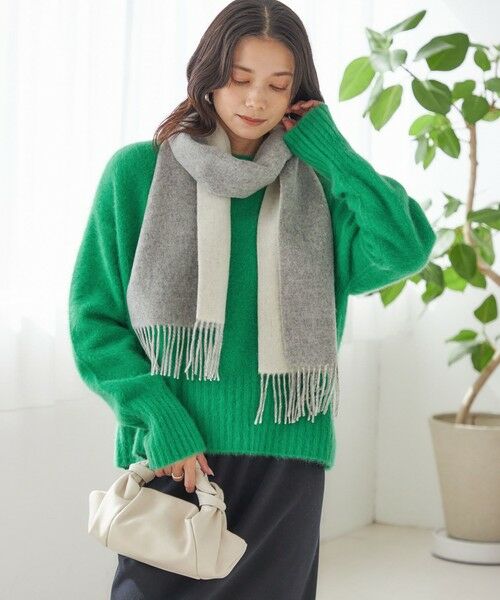 SHIPS / シップス マフラー・ショール・スヌード・ストール | カシミヤ リバーシブル マフラー | 詳細14