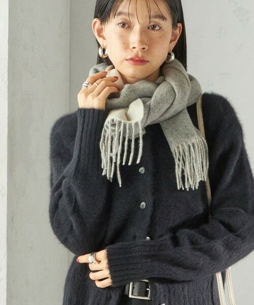 SHIPS / シップス マフラー・ショール・スヌード・ストール | カシミヤ リバーシブル マフラー | 詳細18