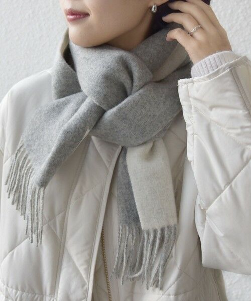 SHIPS / シップス マフラー・ショール・スヌード・ストール | カシミヤ リバーシブル マフラー | 詳細23