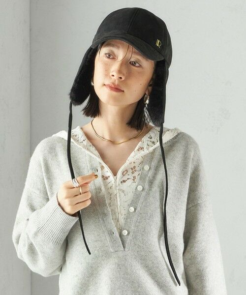 SHIPS / シップス キャップ | Revis.: ポリエステル スエード フライト キャップ | 詳細5