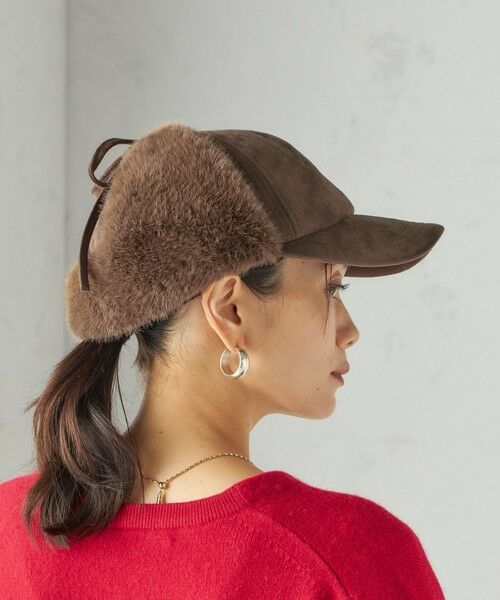 SHIPS / シップス キャップ | Revis.: ポリエステル スエード フライト キャップ | 詳細11