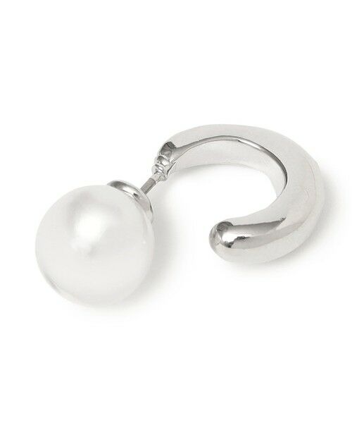 SHIPS / シップス ピアス・イヤリング | フープ 封入 パール モチーフ キャッチ ピアス | 詳細1