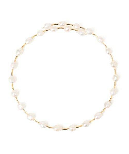 SHIPS / シップス ネックレス・ペンダント・チョーカー | 淡水パール チョーカー（ゴールド）