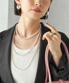 SHIPS / シップス ネックレス・ペンダント・チョーカー | in mood:マルチ ガラス パール ネックレス