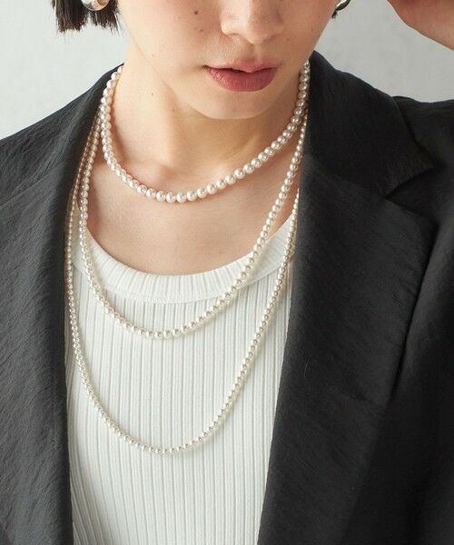 SHIPS / シップス ネックレス・ペンダント・チョーカー | in mood:マルチ ガラス パール ネックレス | 詳細1