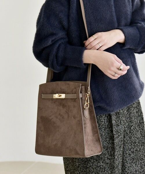 SHIPS / シップス ショルダーバッグ | quaranciel: ベルトデザイン スクエア ショルダー バッグ | 詳細1