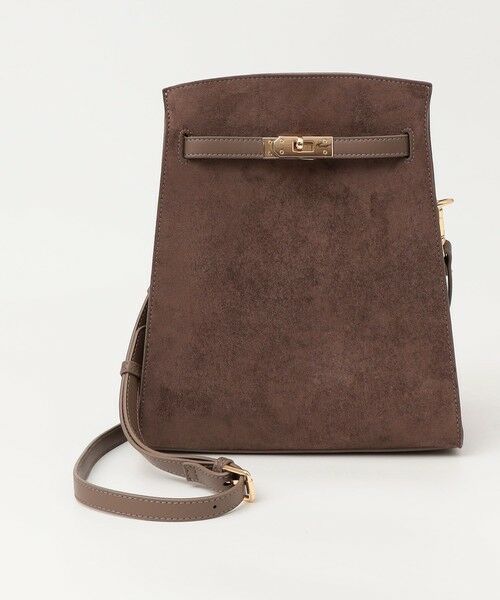 SHIPS / シップス ショルダーバッグ | quaranciel: ベルトデザイン スクエア ショルダー バッグ | 詳細3