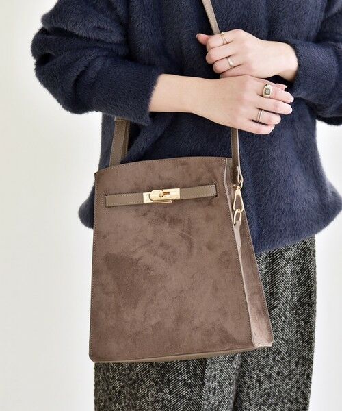 SHIPS / シップス ショルダーバッグ | quaranciel: ベルトデザイン スクエア ショルダー バッグ | 詳細2