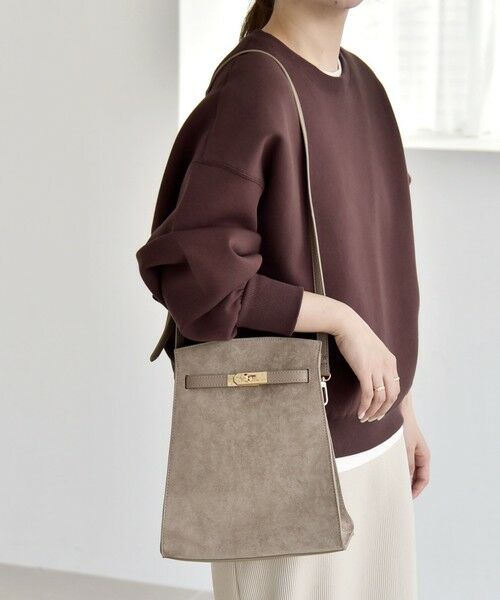 SHIPS / シップス ショルダーバッグ | quaranciel: ベルトデザイン スクエア ショルダー バッグ | 詳細13