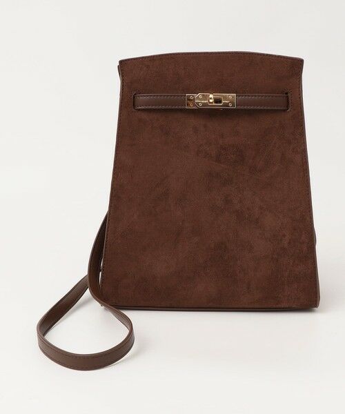 SHIPS / シップス ショルダーバッグ | quaranciel: ベルトデザイン スクエア ショルダー バッグ | 詳細21