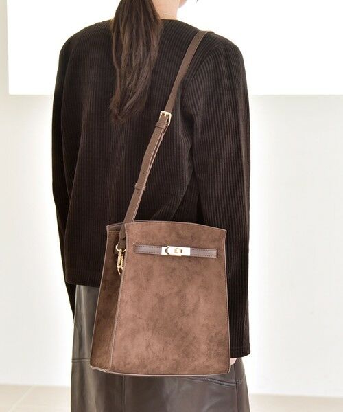 SHIPS / シップス ショルダーバッグ | quaranciel: ベルトデザイン スクエア ショルダー バッグ | 詳細17