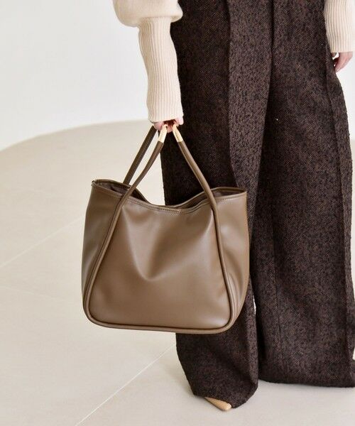 SHIPS / シップス トートバッグ | quaranciel: A4 メタルハンドル 2way スクエア トートバッグ | 詳細10