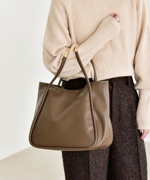 SHIPS / シップス トートバッグ | quaranciel: A4 メタルハンドル 2way スクエア トートバッグ | 詳細11