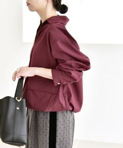 SHIPS / シップス シャツ・ブラウス | quaranciel:〈洗濯機可能〉ポケット ドロスト スキッパー プルオーバー シャツ