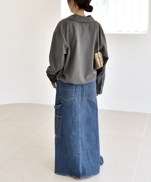 SHIPS / シップス シャツ・ブラウス | quaranciel:〈洗濯機可能〉ポケット ドロスト スキッパー プルオーバー シャツ | 詳細2