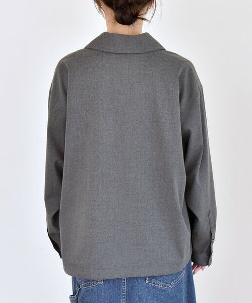 SHIPS / シップス シャツ・ブラウス | quaranciel:〈洗濯機可能〉ポケット ドロスト スキッパー プルオーバー シャツ | 詳細13