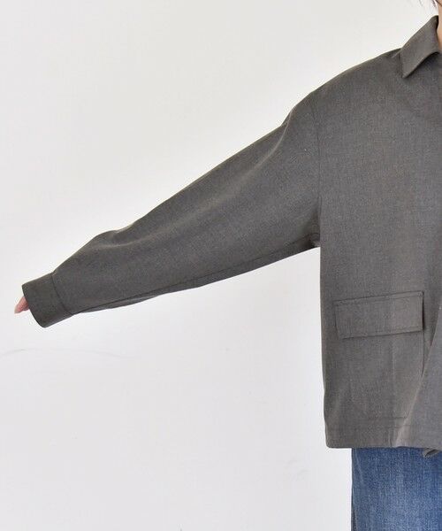 SHIPS / シップス シャツ・ブラウス | quaranciel:〈洗濯機可能〉ポケット ドロスト スキッパー プルオーバー シャツ | 詳細14