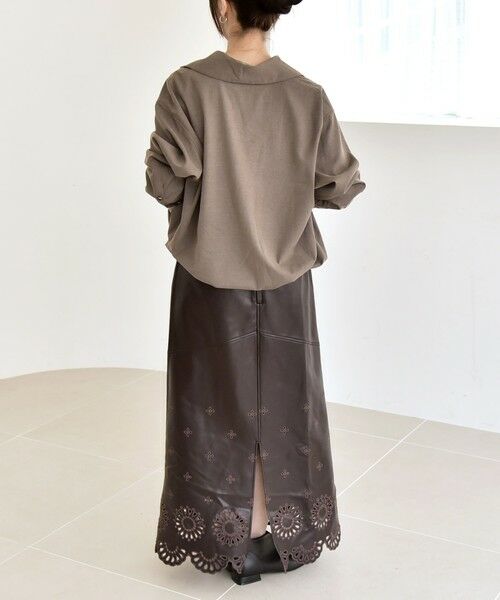 SHIPS / シップス シャツ・ブラウス | quaranciel:〈洗濯機可能〉ポケット ドロスト スキッパー プルオーバー シャツ | 詳細17