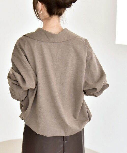 SHIPS / シップス シャツ・ブラウス | quaranciel:〈洗濯機可能〉ポケット ドロスト スキッパー プルオーバー シャツ | 詳細20