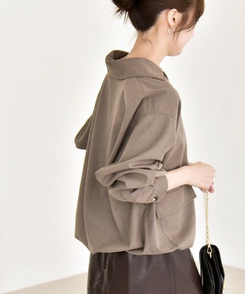 SHIPS / シップス シャツ・ブラウス | quaranciel:〈洗濯機可能〉ポケット ドロスト スキッパー プルオーバー シャツ | 詳細22