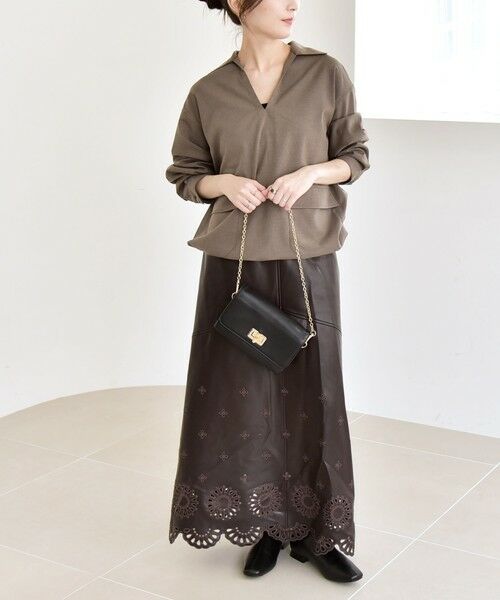 SHIPS / シップス シャツ・ブラウス | quaranciel:〈洗濯機可能〉ポケット ドロスト スキッパー プルオーバー シャツ | 詳細16