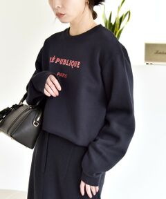 SHIPS / シップス スウェット | ANGE IN DISGUISE:〈手洗い可能〉デザイン ロゴ プリント スウェット