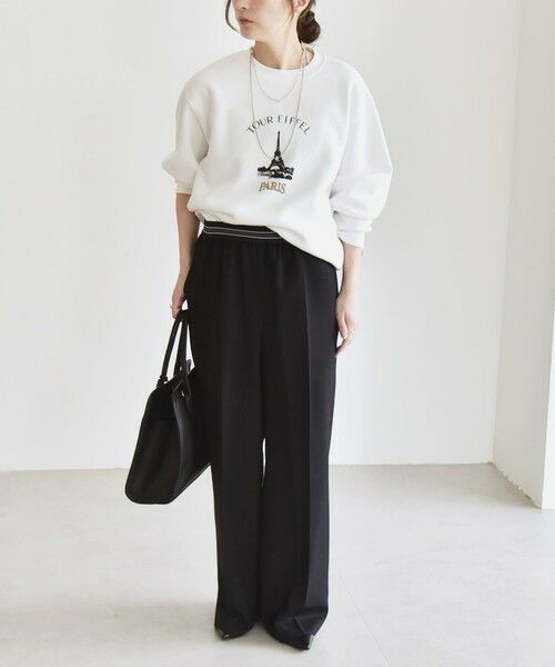 SHIPS / シップス スウェット | ANGE IN DISGUISE:〈手洗い可能〉デザイン ロゴ プリント スウェット | 詳細1