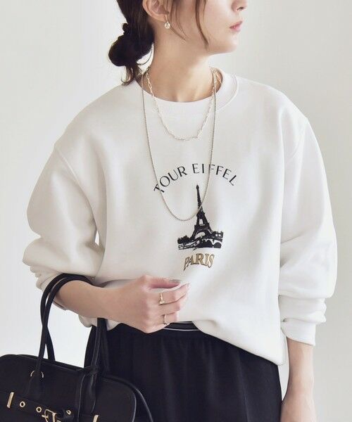 SHIPS / シップス スウェット | ANGE IN DISGUISE:〈手洗い可能〉デザイン ロゴ プリント スウェット | 詳細3