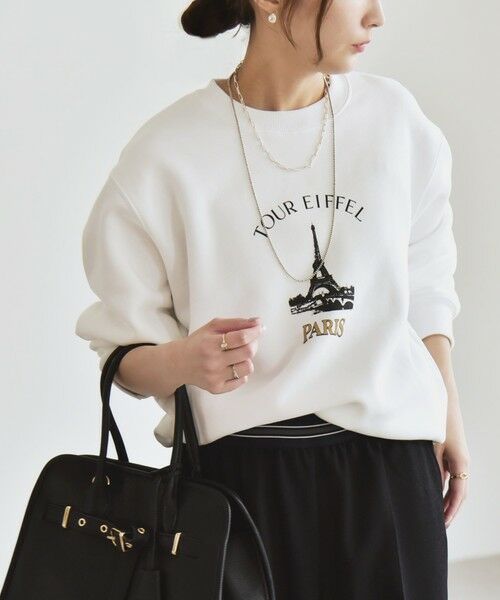 SHIPS / シップス スウェット | ANGE IN DISGUISE:〈手洗い可能〉デザイン ロゴ プリント スウェット | 詳細5