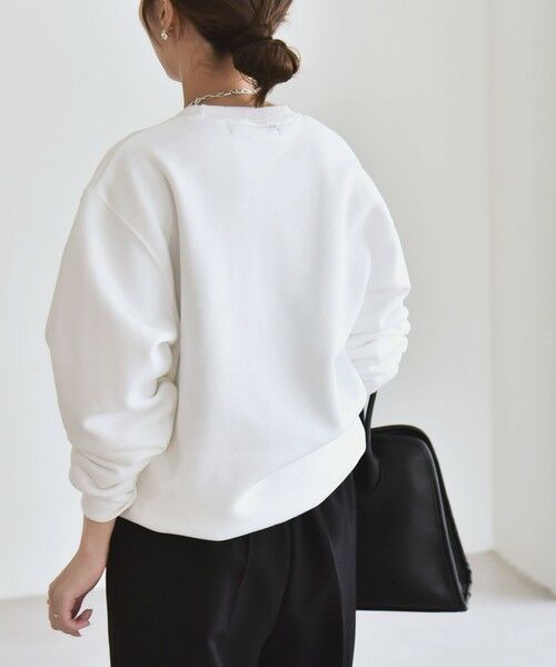 SHIPS / シップス スウェット | ANGE IN DISGUISE:〈手洗い可能〉デザイン ロゴ プリント スウェット | 詳細7