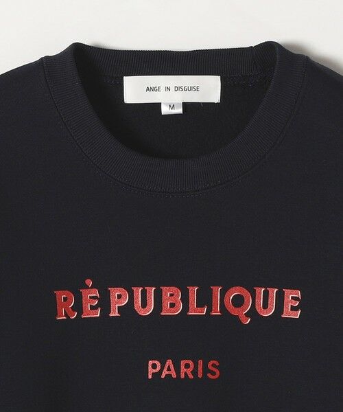 SHIPS / シップス スウェット | ANGE IN DISGUISE:〈手洗い可能〉デザイン ロゴ プリント スウェット | 詳細27