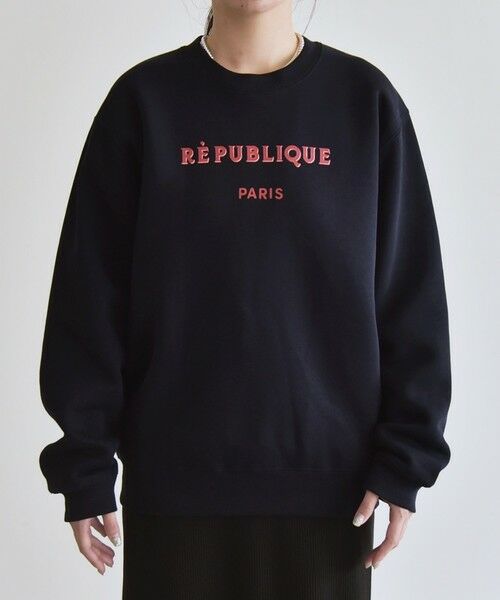 SHIPS / シップス スウェット | ANGE IN DISGUISE:〈手洗い可能〉デザイン ロゴ プリント スウェット | 詳細30