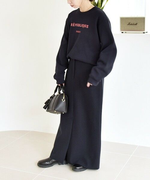 SHIPS / シップス スウェット | ANGE IN DISGUISE:〈手洗い可能〉デザイン ロゴ プリント スウェット | 詳細11