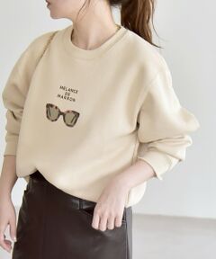 SHIPS / シップス スウェット | ANGE IN DISGUISE:〈手洗い可能〉フォト＆ロゴ スウェット