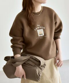 SHIPS / シップス スウェット | ANGE IN DISGUISE:〈手洗い可能〉フォト＆ロゴ スウェット