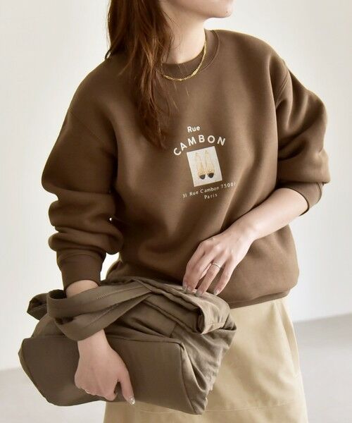 SHIPS / シップス スウェット | 《一部追加予約》ANGE IN DISGUISE:〈手洗い可能〉フォト＆ロゴ スウェット | 詳細13