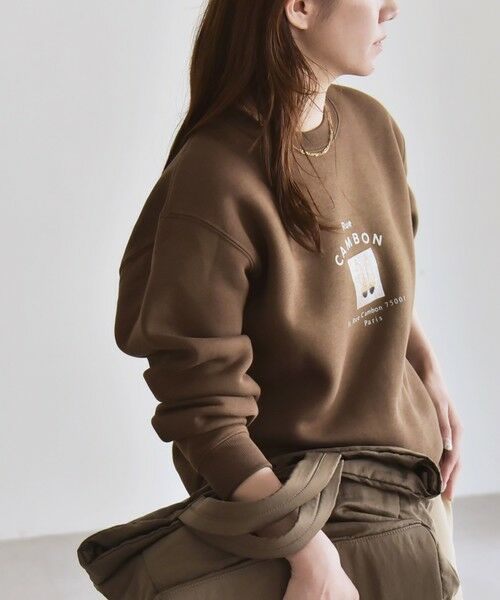 SHIPS / シップス スウェット | 《一部追加予約》ANGE IN DISGUISE:〈手洗い可能〉フォト＆ロゴ スウェット | 詳細15