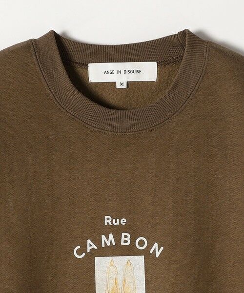 SHIPS / シップス スウェット | 《一部追加予約》ANGE IN DISGUISE:〈手洗い可能〉フォト＆ロゴ スウェット | 詳細20