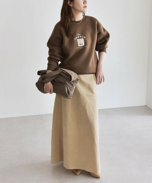 SHIPS / シップス スウェット | 《一部追加予約》ANGE IN DISGUISE:〈手洗い可能〉フォト＆ロゴ スウェット | 詳細11