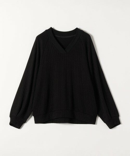 SHIPS / シップス カットソー | quaranciel:〈手洗い可能〉ケーブル ジャージー Vネック プルオーバー | 詳細17