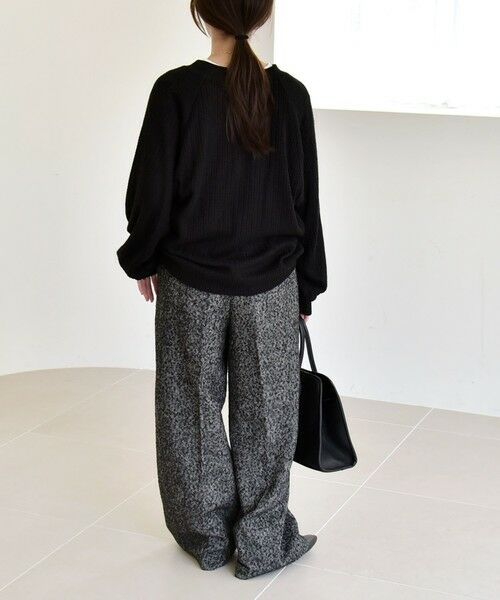 SHIPS / シップス カットソー | quaranciel:〈手洗い可能〉ケーブル ジャージー Vネック プルオーバー | 詳細11