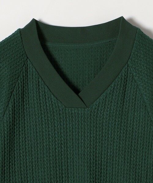 SHIPS / シップス カットソー | quaranciel:〈手洗い可能〉ケーブル ジャージー Vネック プルオーバー | 詳細29