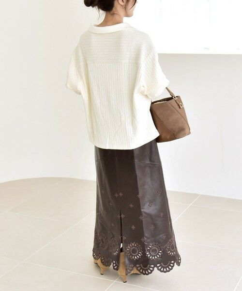 SHIPS / シップス カットソー | quaranciel:〈手洗い可能〉ケーブル ジャージー ラガー プルオーバー | 詳細2