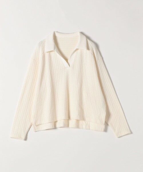 SHIPS / シップス カットソー | quaranciel:〈手洗い可能〉ケーブル ジャージー ラガー プルオーバー | 詳細9