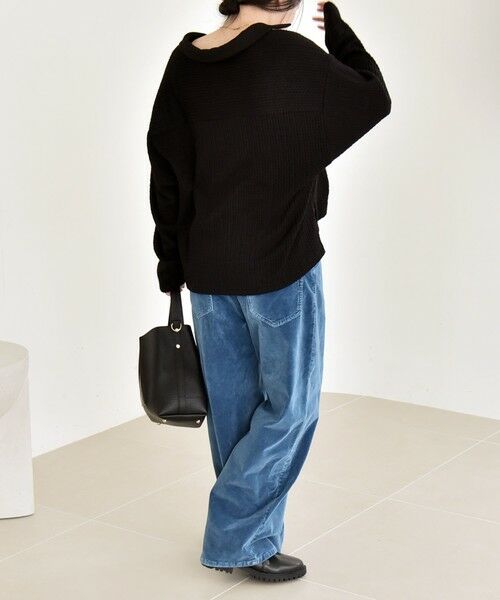 SHIPS / シップス カットソー | quaranciel:〈手洗い可能〉ケーブル ジャージー ラガー プルオーバー | 詳細13