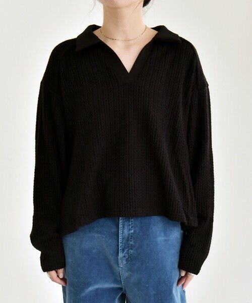 SHIPS / シップス カットソー | quaranciel:〈手洗い可能〉ケーブル ジャージー ラガー プルオーバー | 詳細25